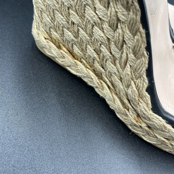 Stuart Weitzman Lexia Strap Espadrille Womens 9 M Wedge Sandal - Picture 7 of 8